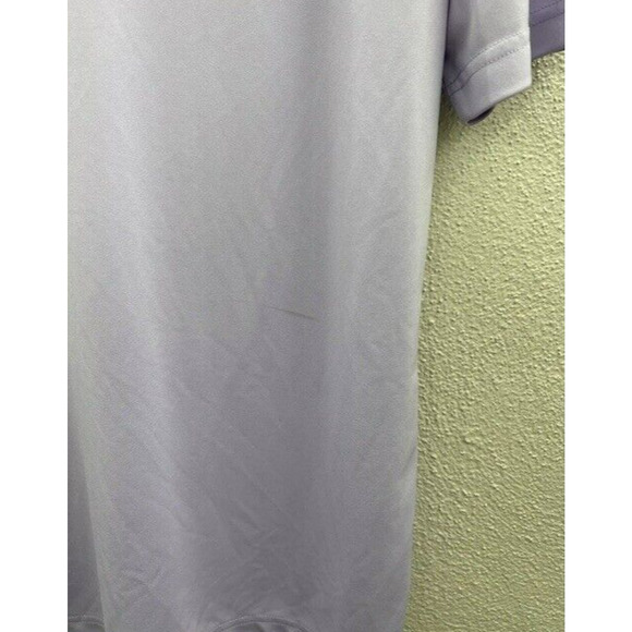 Mens Greg Norman Shirt Size Medium Purple Short Sleeve Golf Polo - Picture 7 of 10